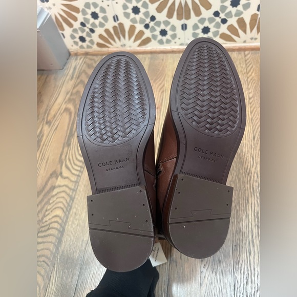 NWT Cole Haan Leather Waterbroof River Chelsea Bootie- Brown Size 6 - Picture 7 of 12